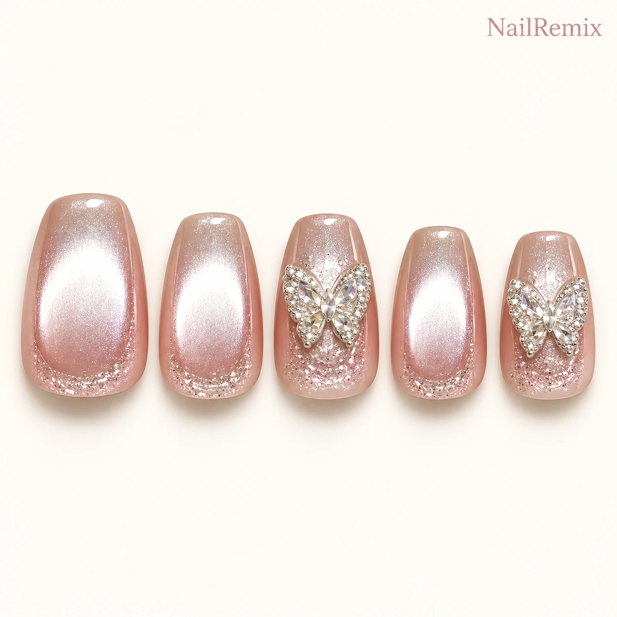 Nude · Silver · Chrome