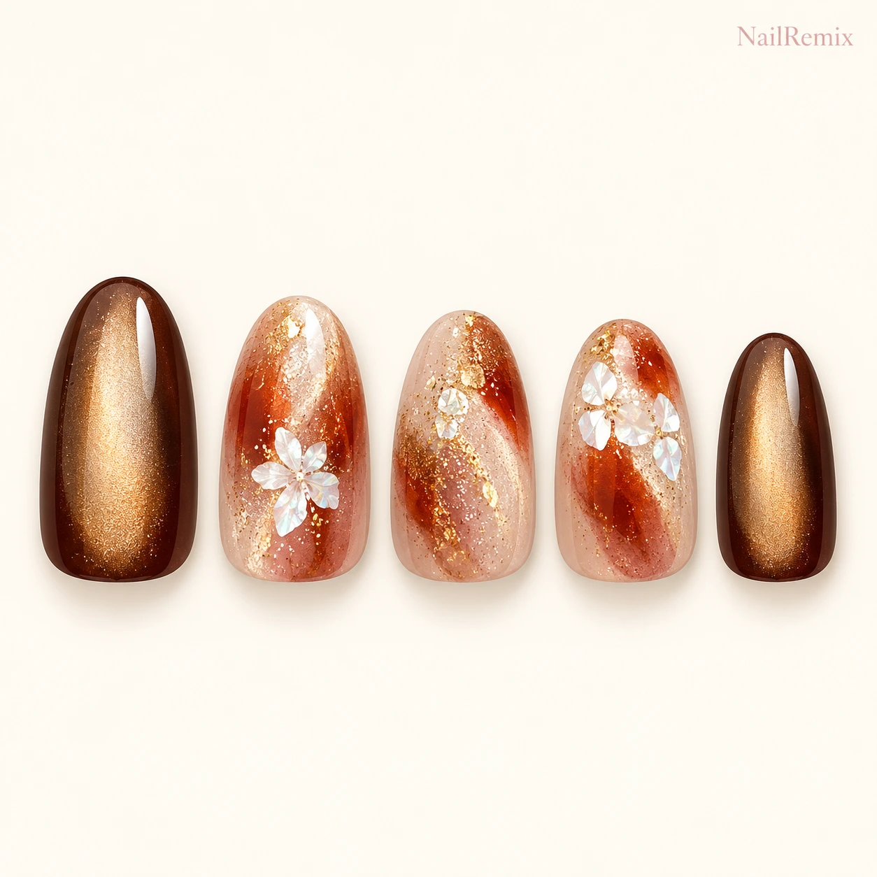 Brown · Chrome · Hand-painted