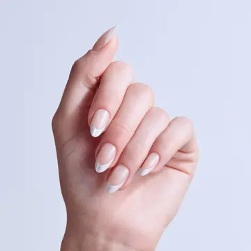 Nude · Black & white · White nail art