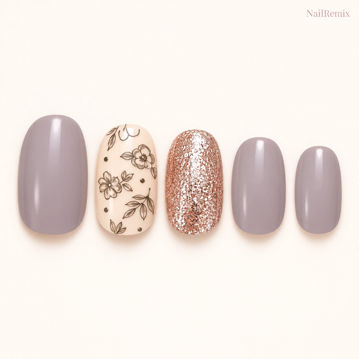 Black & white · Purple · Fine shimmer