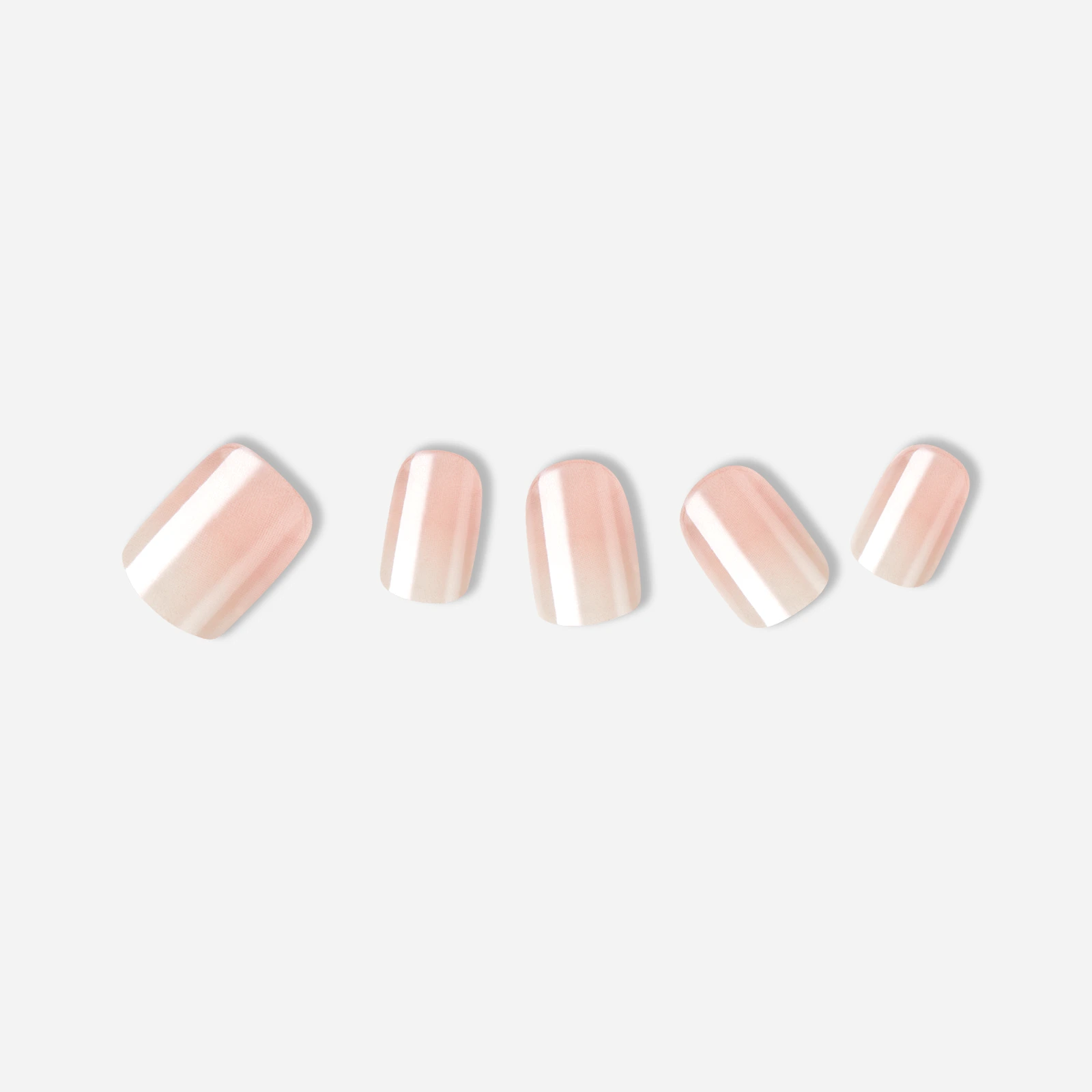 Nude · Pink · White nail art