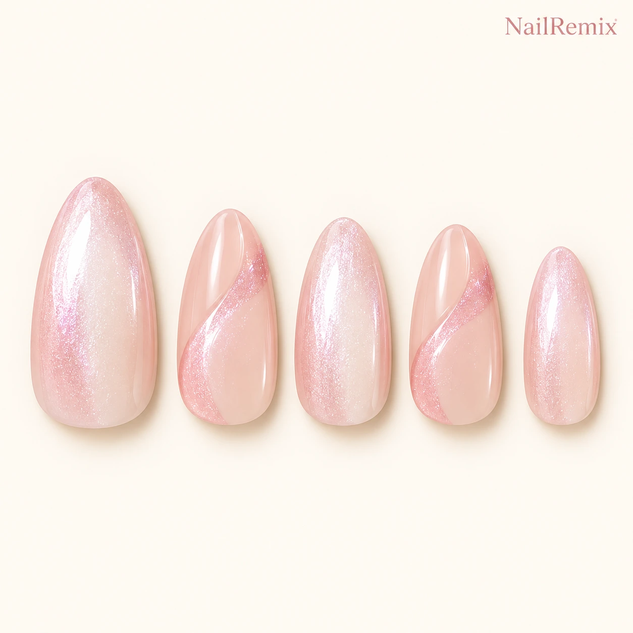 Nude · Pink · Hand-painted