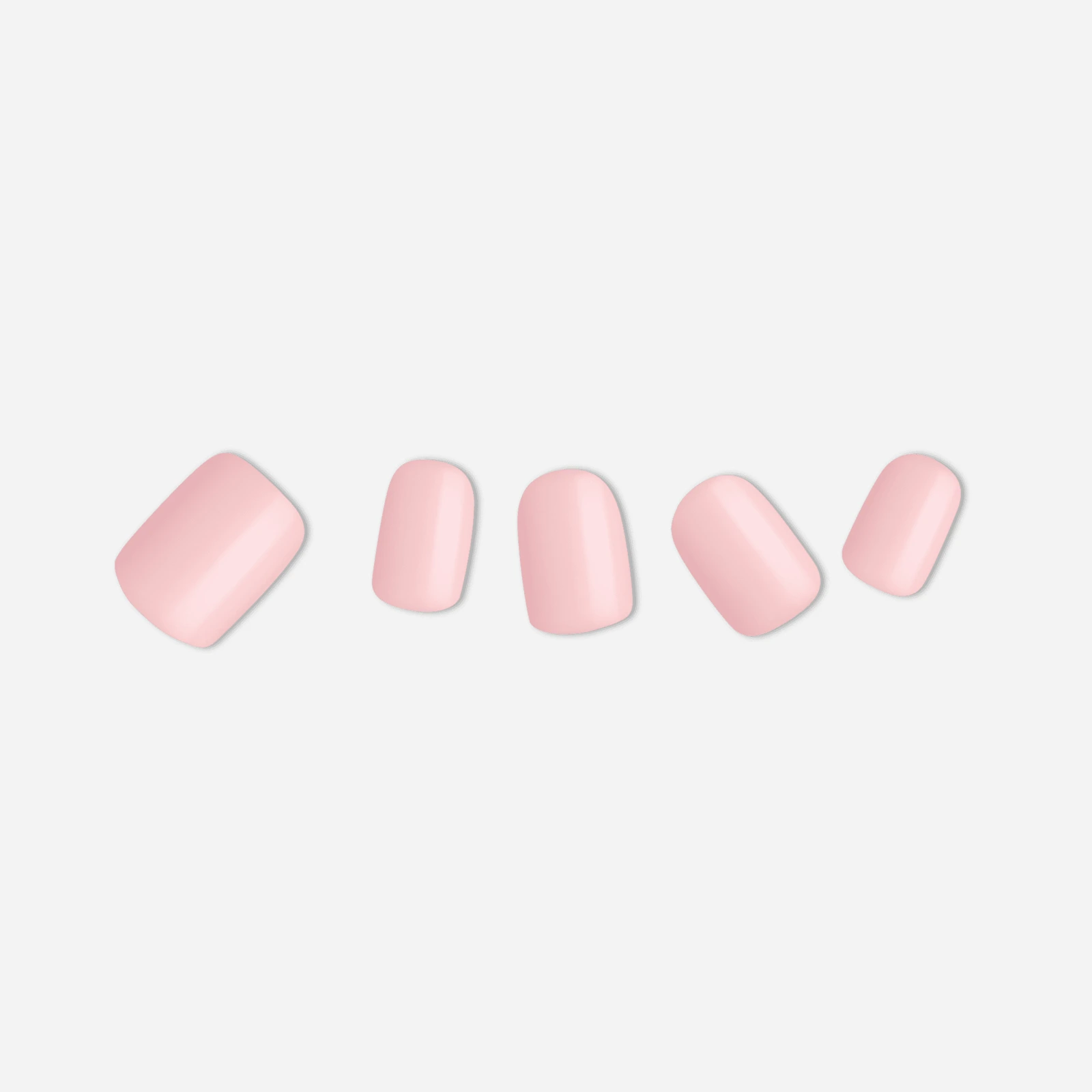 Pink · Solid color · Short nail art