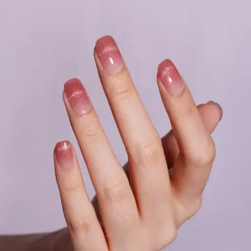 Pink · Fine shimmer · Cat eye nail art