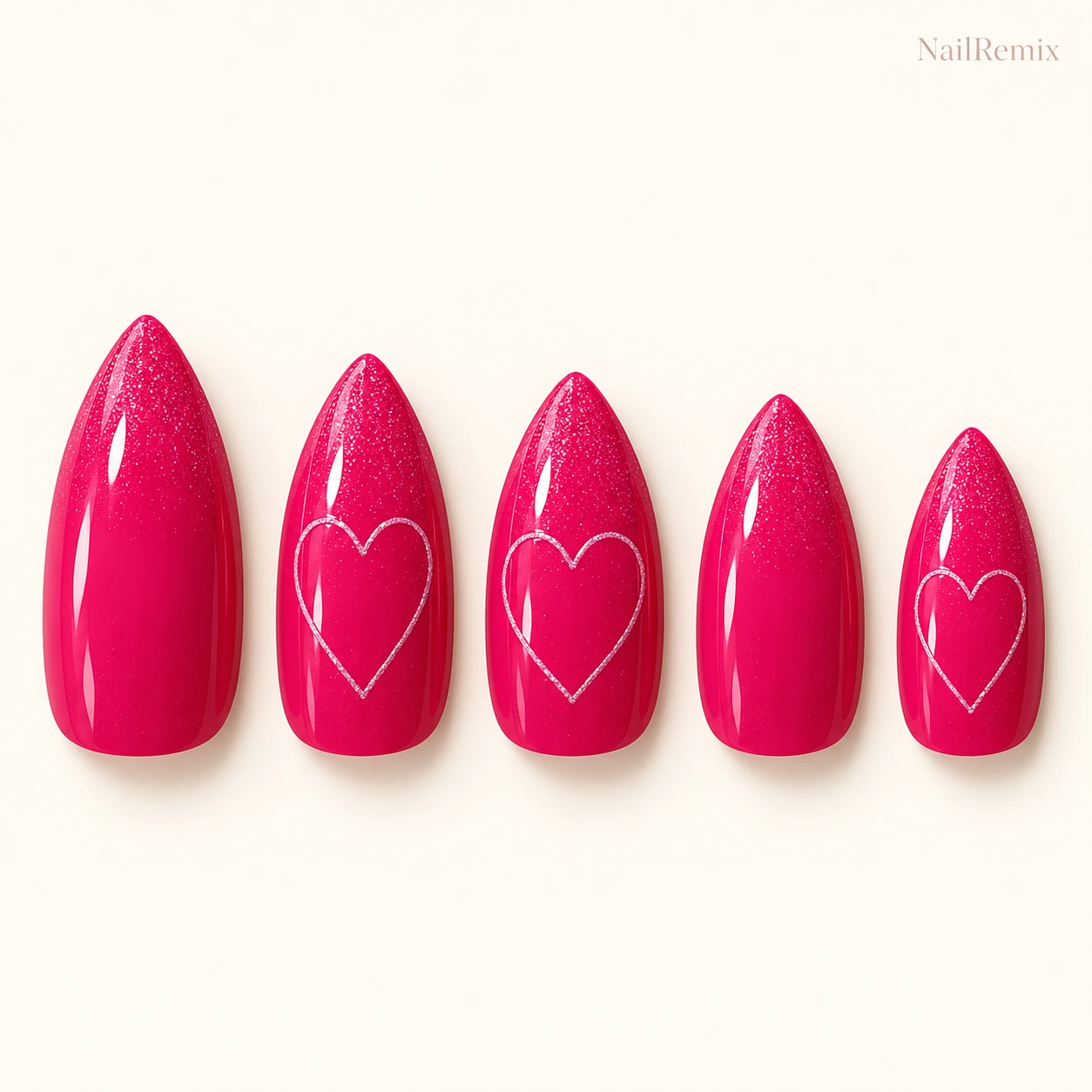 Pink · Cat eye · Hand-painted