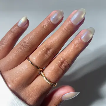 Black & white · Blue & green · White nail art