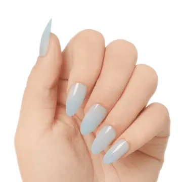 Blue & green · Blue · Medium nail art