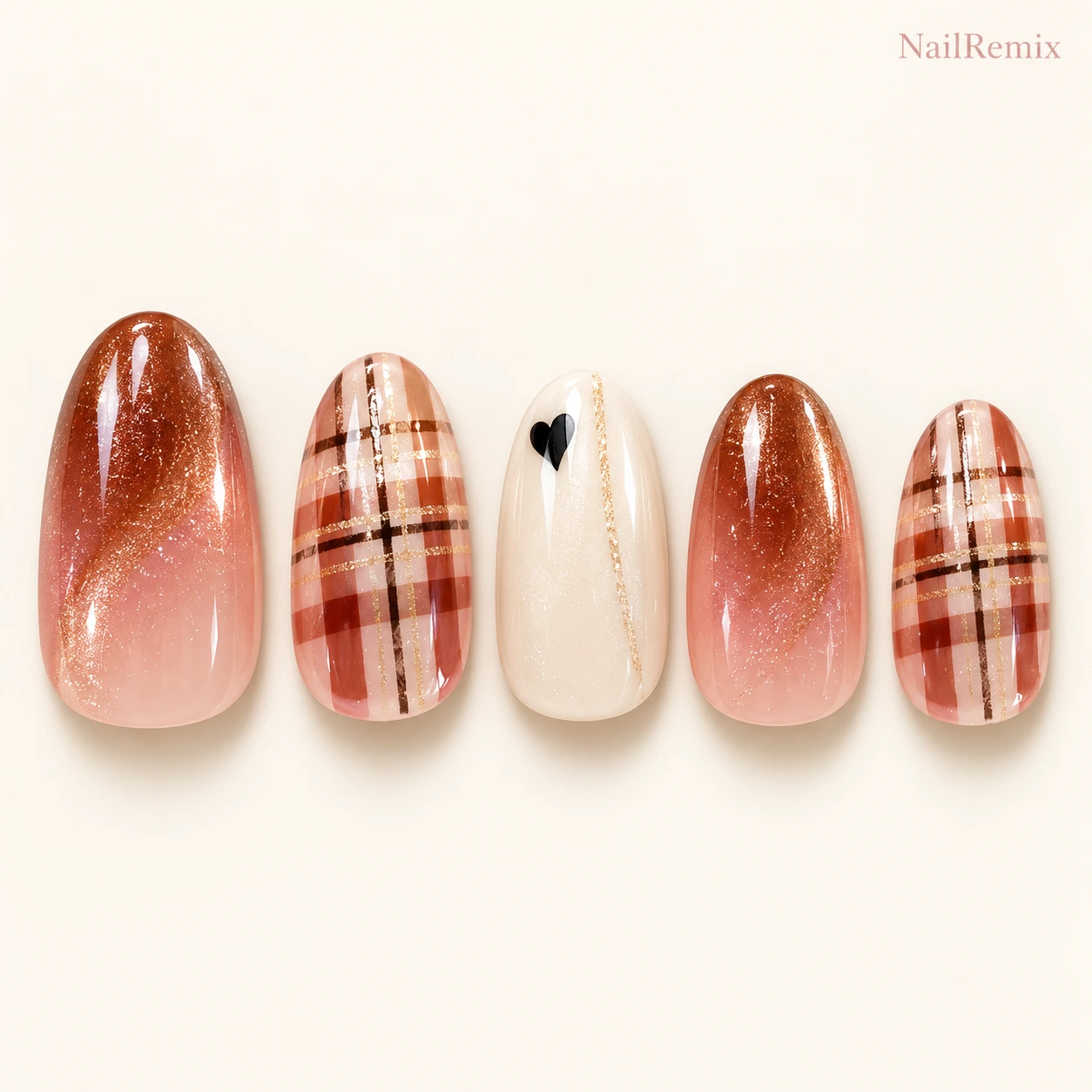Red · Brown · Hand-painted
