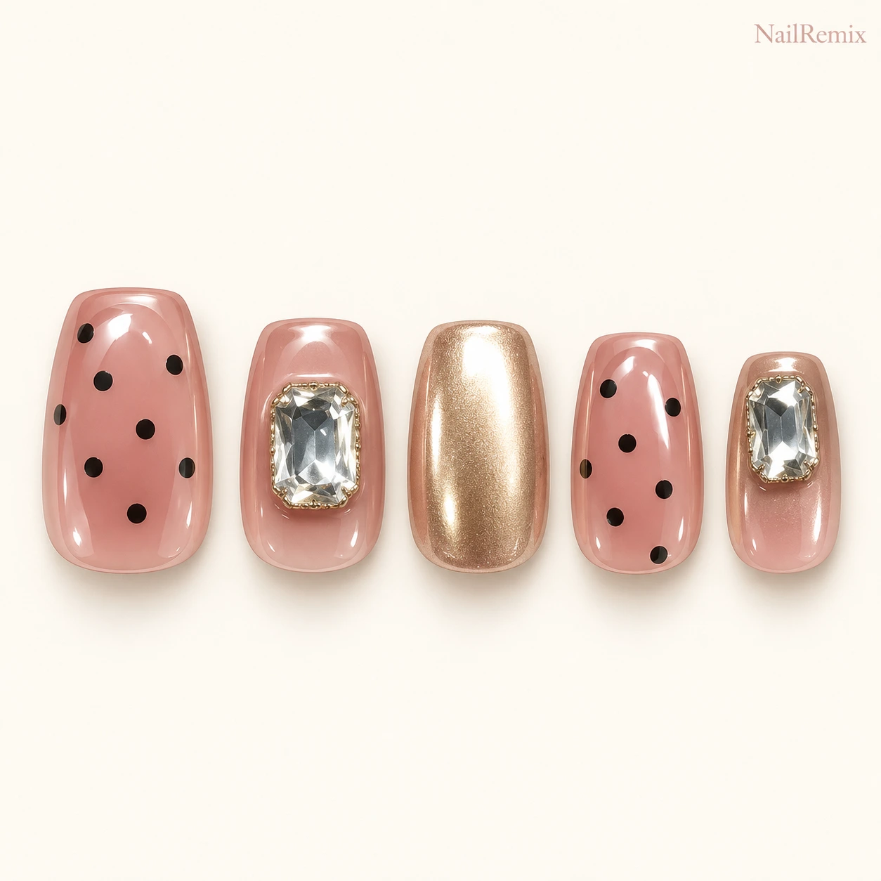 Nude · Milk tea · Pink